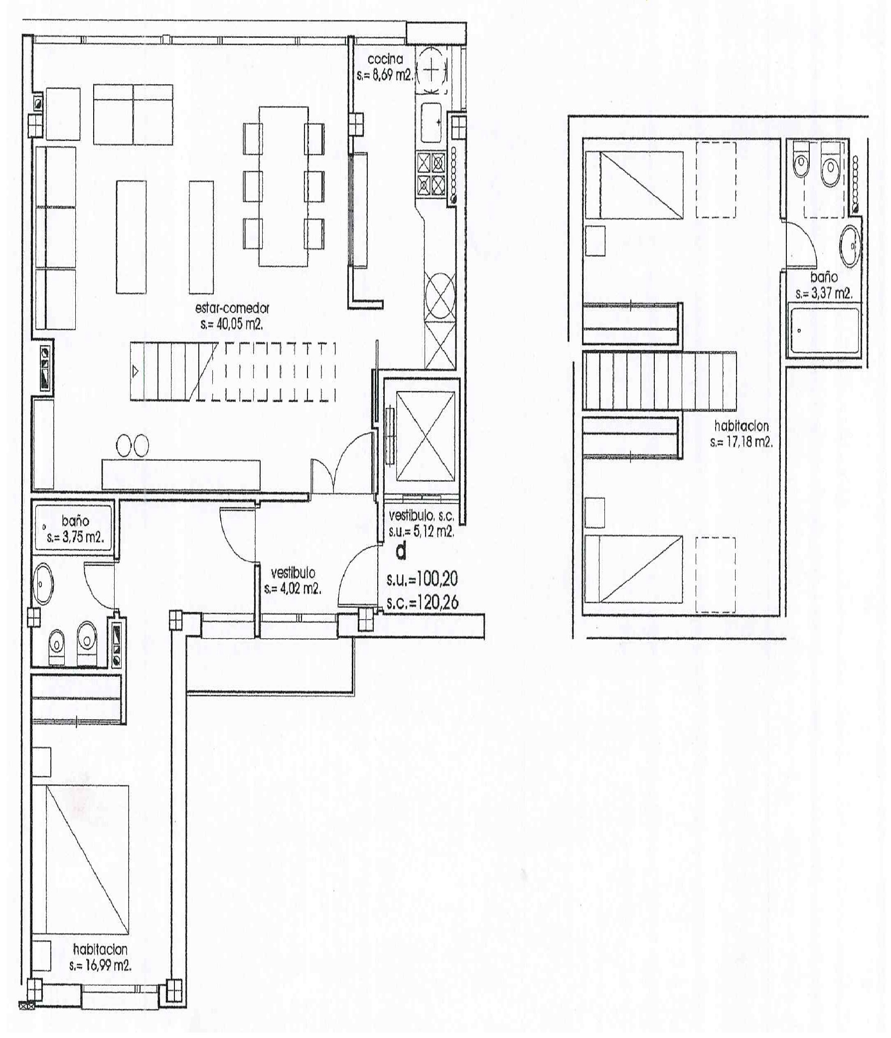 - Tres habitaciones dos baños y salón.
- Vistas Av. de la Paz.
- Orientación Noroeste-Sureste.
- Trastero y plaza de garaje incluidos en el precio.